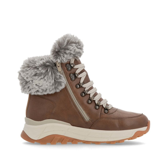 Rieker W0063-22 Evolution Ladies Brown Boot