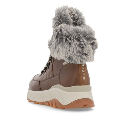 Rieker W0063-22 Evolution Ladies Brown Boot