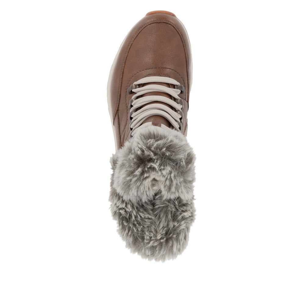 Rieker W0063-22 Evolution Ladies Brown Boot