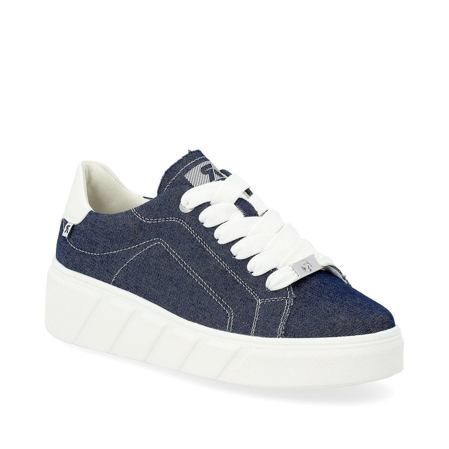 Rieker W0501-14 Ladies Revolution Blue Trainer