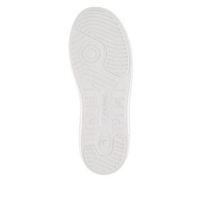 Rieker W1202-80 Ladies R Evolution White/Orange Trainer
