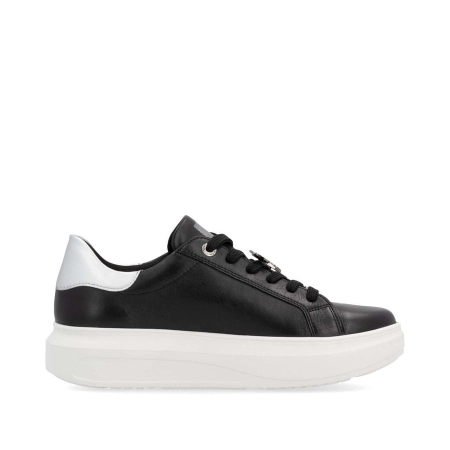 Rieker W1202-00 Ladies Evolution Black Combi Shoe