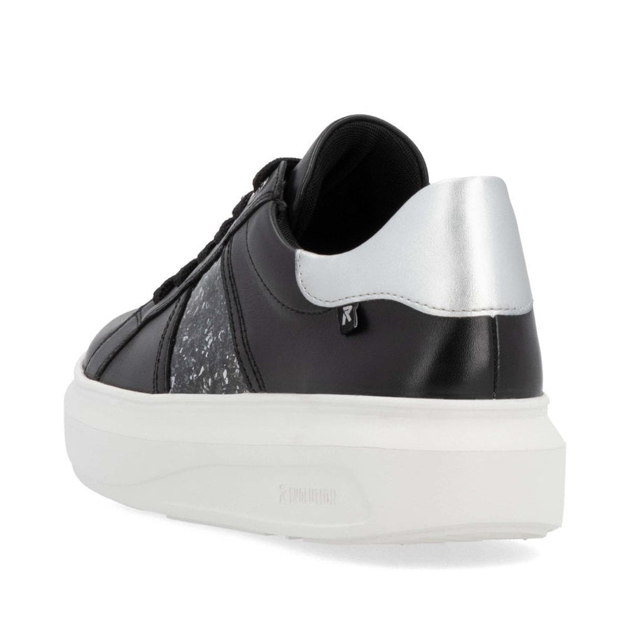 Rieker W1202-00 Ladies Evolution Black Combi Shoe