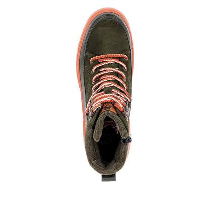 Rieker W1871-54 Revolution Green Lace Up  Tex Waterproof Boot