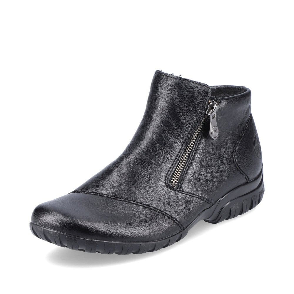 Rieker L4663-01 Ladies Black Anckle