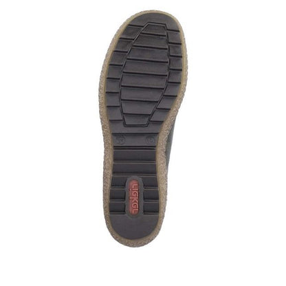 Rieker L7571-54 Ladies Green Slip On Shoe