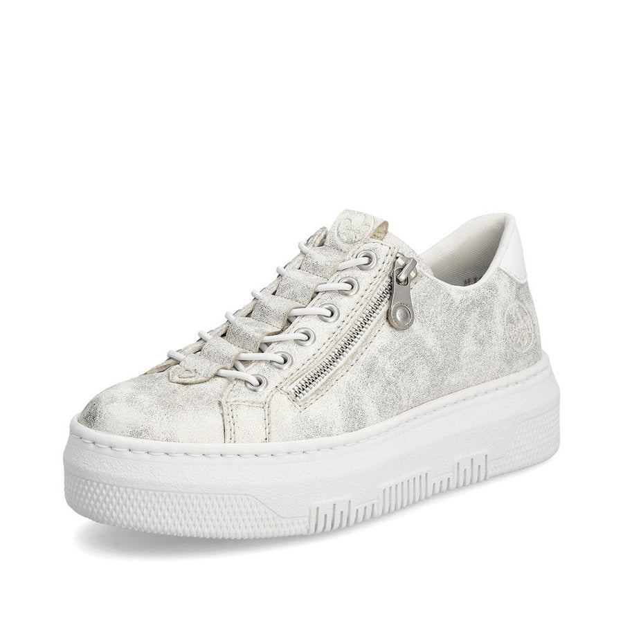 Rieker M1953-60 Ladies White Trainer