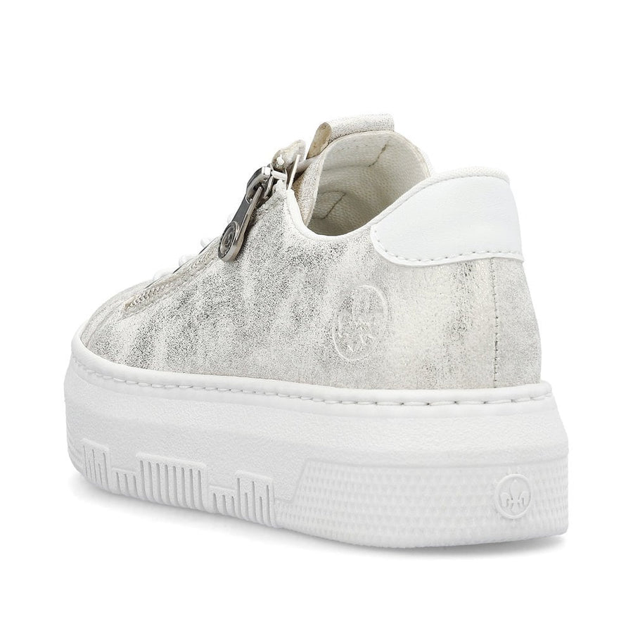 Rieker M1953-60 Ladies White Trainer