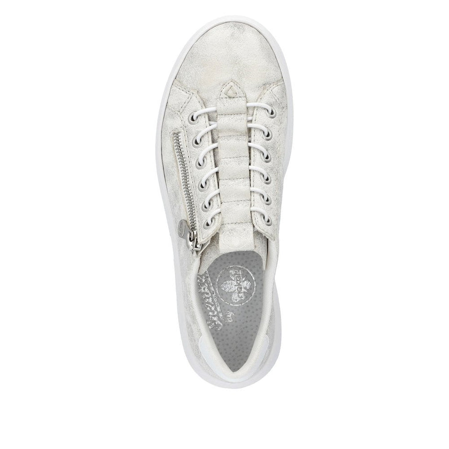 Rieker M1953-60 Ladies White Trainer