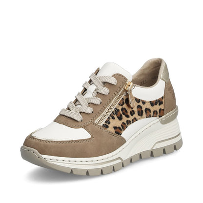 Rieker N8308-64 Multi Ladies Wedge Trainer