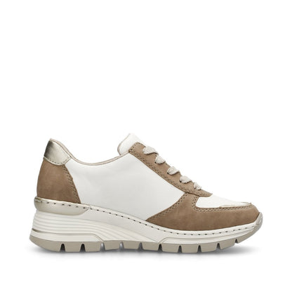 Rieker N8308-64 Multi Ladies Wedge Trainer