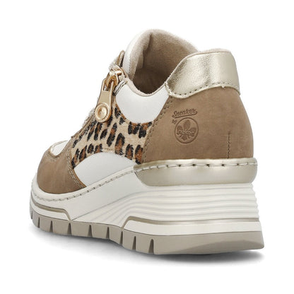 Rieker N8308-64 Multi Ladies Wedge Trainer