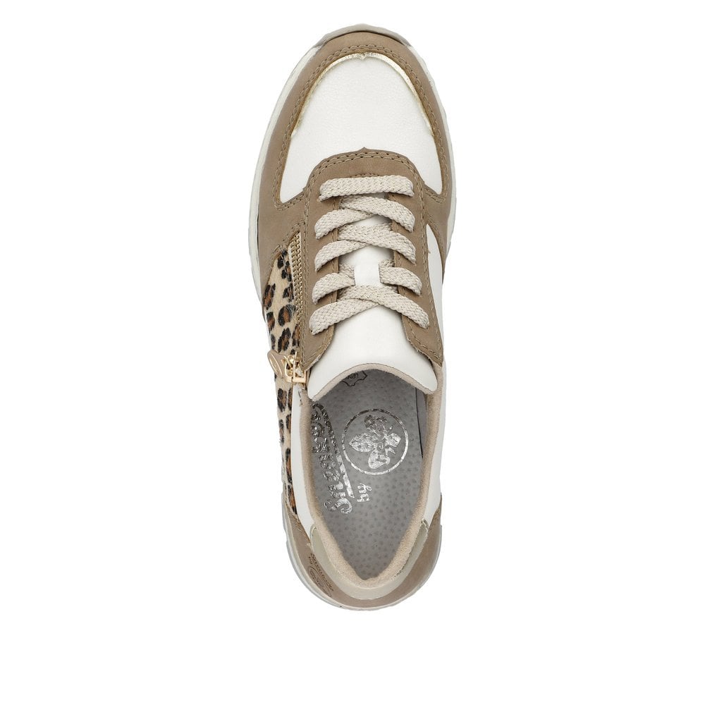 Rieker N8308-64 Multi Ladies Wedge Trainer