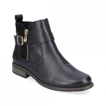 Rieker Z4959-00 Ladies Ankle Boot Black