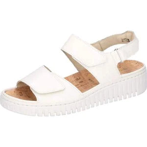 Waldlaufer 955004 139 150 Willow White Velcro Sandal
