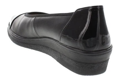 Gabor 06.402.37 Ladies Black Low Wedge Black Shoe