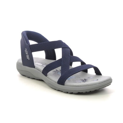 Skecher 163460 Ladies Reggae Slim Slip In Navy Sandal