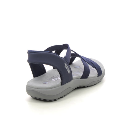 Skecher 163460 Ladies Reggae Slim Slip In Navy Sandal