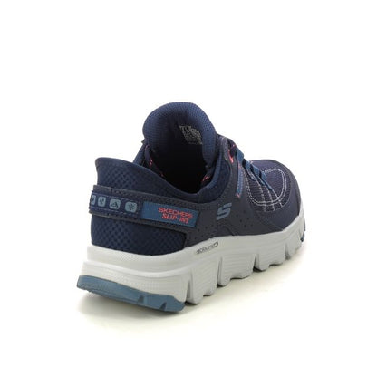 Skechers 180147 Ladies Navy /Coral Summits AT Slip In