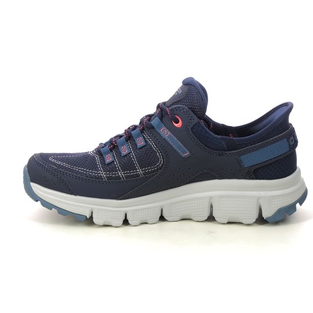Skechers 180147 Ladies Navy /Coral Summits AT Slip In