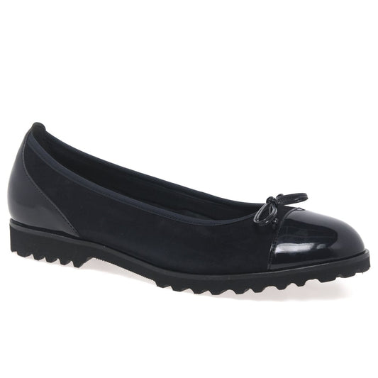 Gabor 24.100.37 Temptation Black Casual Shoe Ballerina Pumps