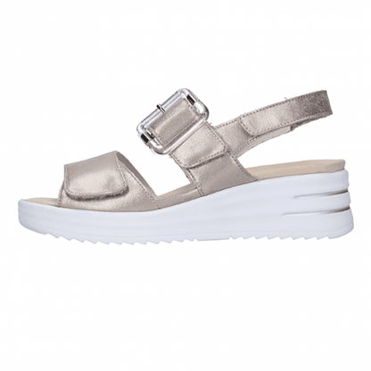 Waldlaufer 795006 131 070  Eclis Gold Ladies Velcro Sandle