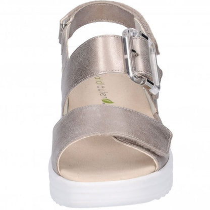 Waldlaufer 795006 131 070  Eclis Gold Ladies Velcro Sandle
