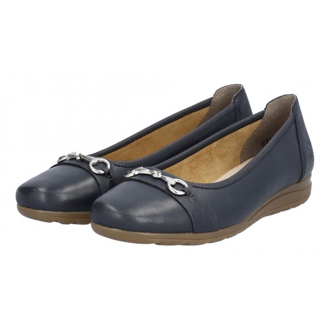 Rieker L9360-14 Ladies Navy Pump