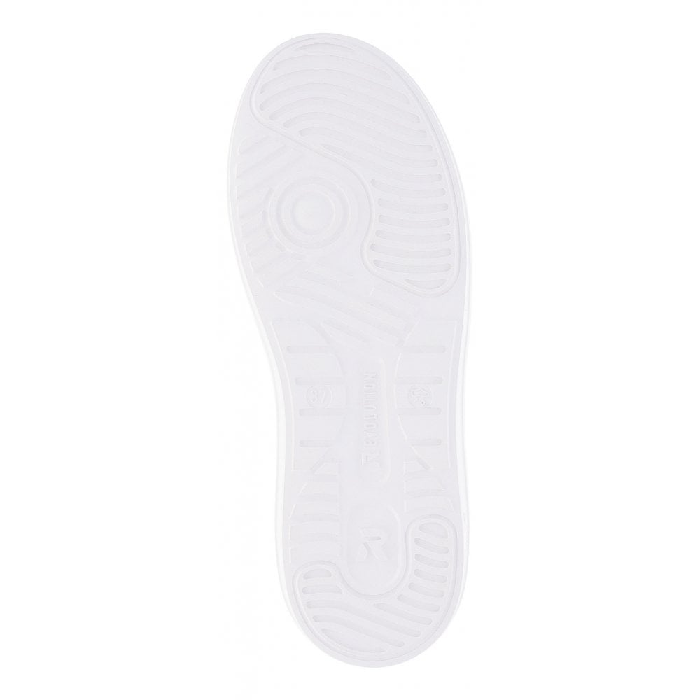 Rieker W1202-82 Ladies R Evolution Shell/White Trainer