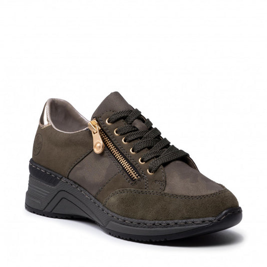 Rieker Ladies Wedged Trainer N4322-54