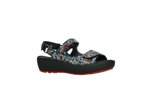 Wolky 0332542 Rio Mosaic Suede Black