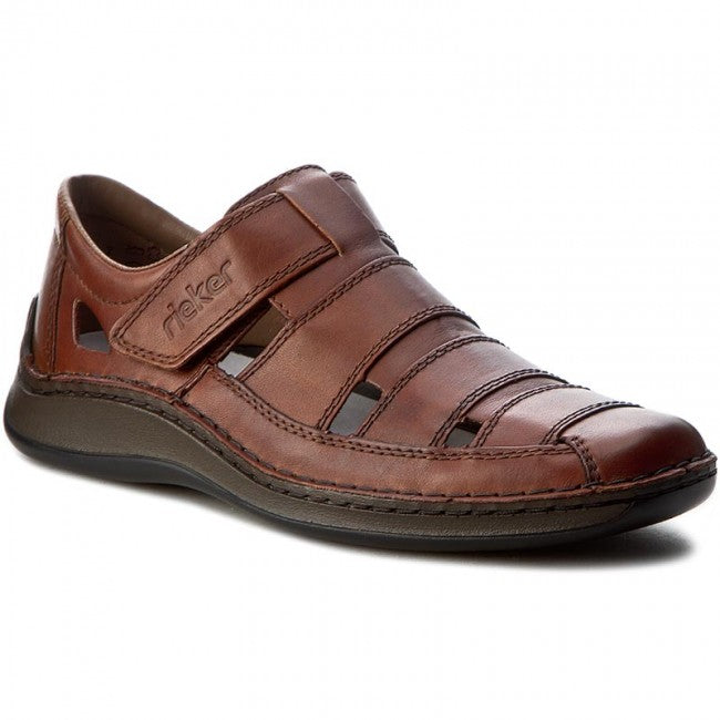 Rieker Mens Brown Open Shoe 05278-24