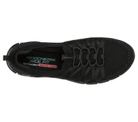 Skechers Ladies Gratis Black Trainers 104152 Chequers Shoes
