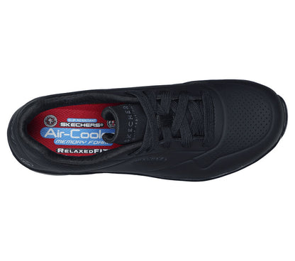 Skecher 108021EC  Ladies Uno SR Black Trainer