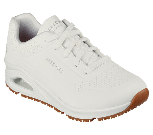 Skecher 108021EC  Ladies Uno SR White Trainer