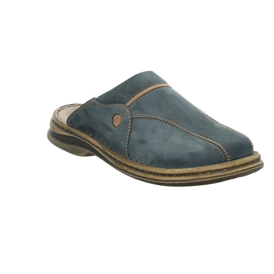 Josef Seibel Mens 10999-751-541 Jeans Klaus Leather Slip On Mule