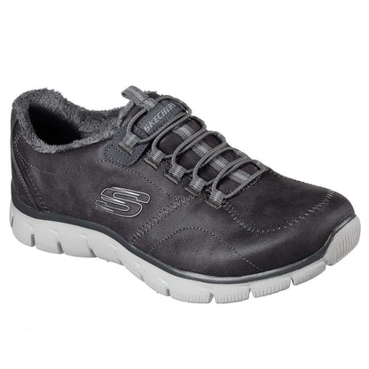 Skechers Ladies Charcoal Grey Trainers 12394