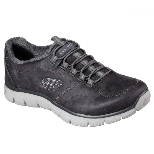 Skechers Ladies Charcoal Grey Trainers 12394