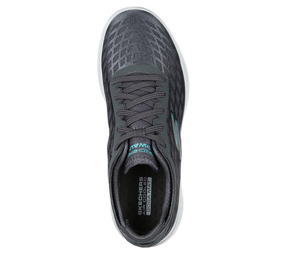 Skechers Ladies GOwalk 5 Excellent Charcoal Trainer Shoes 124229