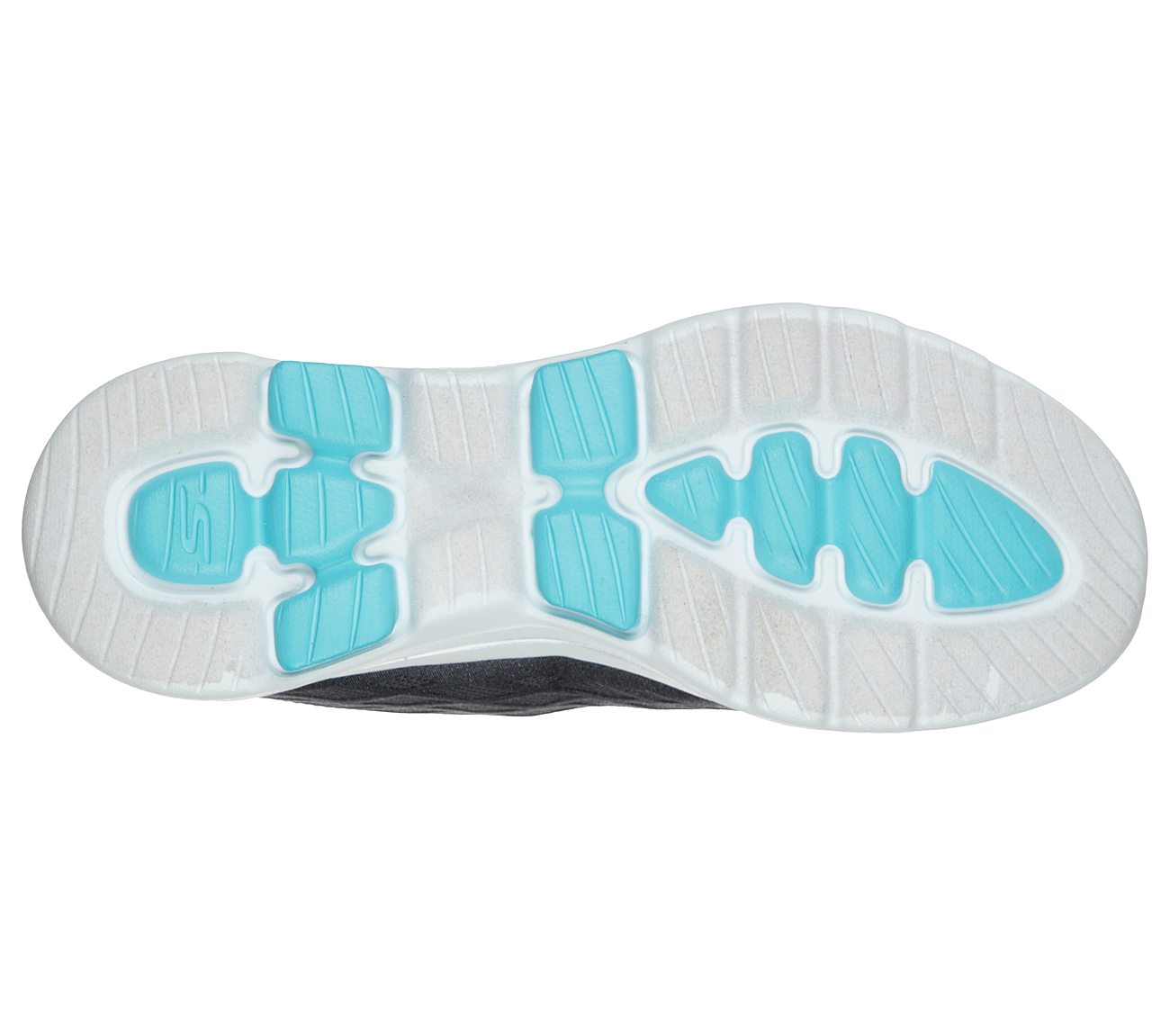 Skechers Ladies GOwalk 5 Excellent Charcoal Trainer Shoes 124229