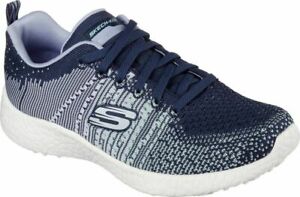 Skechers Ladies Burst - Ellipse Navy Blue Trainers 12437