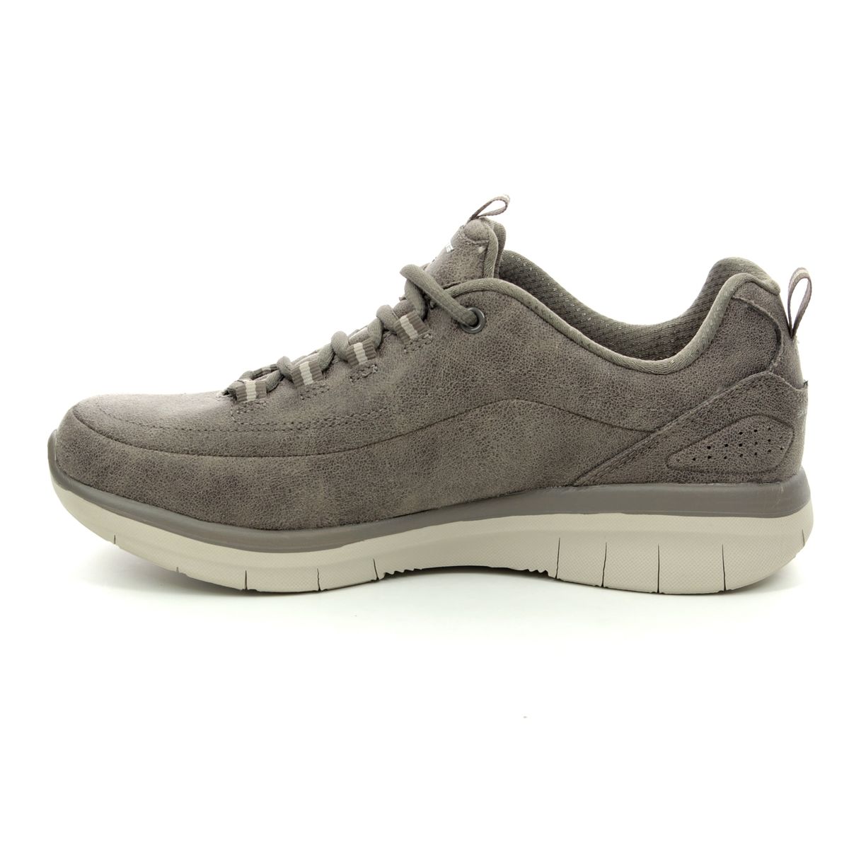 Skechers Ladies Synergy 2.0 Dark Taupe Trainers 12934