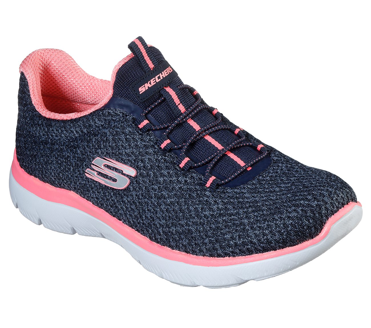 Skechers Ladies 12986 Nvpk Navy/Pink