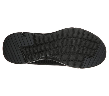 Skechers Ladies Flex Appeal 3.0 First Insight Black Trainer Shoes 13070