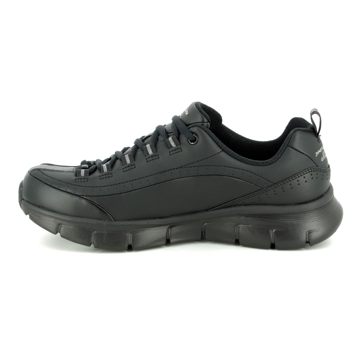 Skechers Ladies Synergy 3.0 Black Trainers 13260