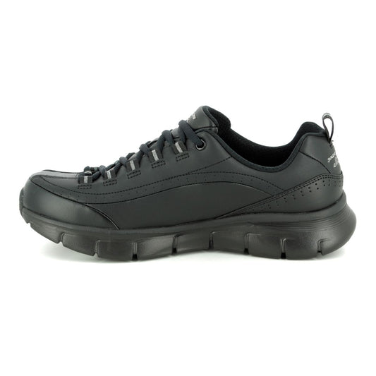 Skechers Ladies Synergy 3.0 Black Trainers 13260