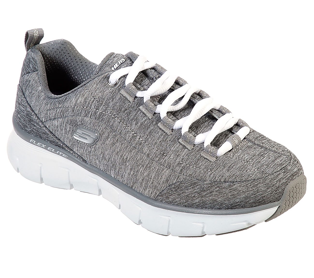Skechers Ladies Synergy 3.0 Spellbound Grey Trainers 13262