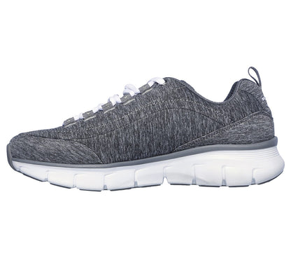 Skechers Ladies Synergy 3.0 Spellbound Grey Trainers 13262