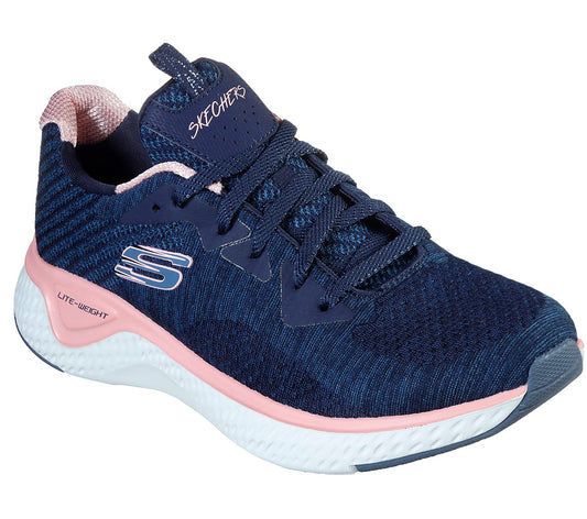 Skechers 13328 Solar Fuse - Brisk Escape Ladies Navy/Pink