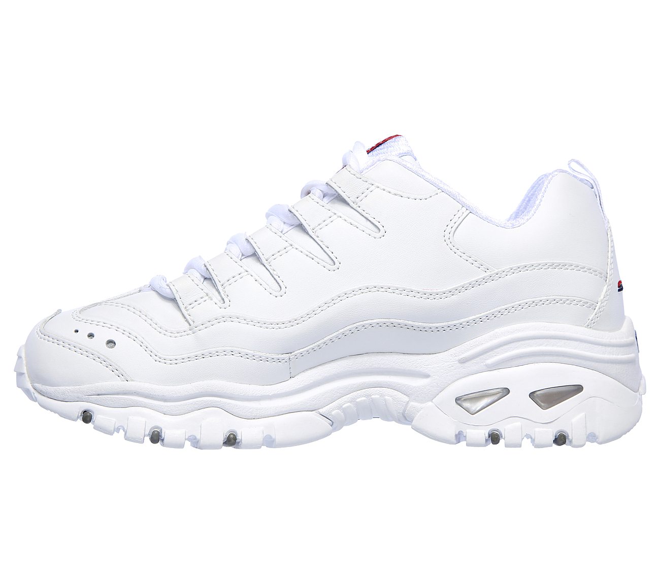 Skechers Ladies Energy Timeless Vision White Trainers 13423